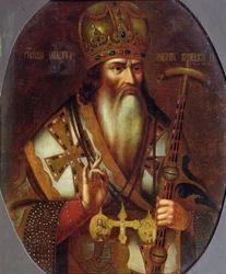 Moskovan patriarkan (1674-1690) Joachimin muotokuva